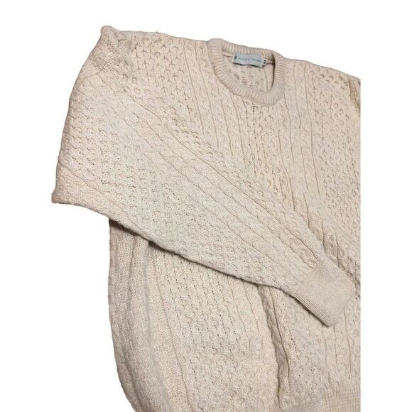 Vintage House Ireland Womans Fisherman Alpaca Sweater Size M - Picture 2 of 5